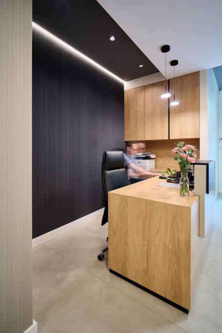 Recepcja Centrum Przylądek Równowagi Kraków — miejsce pierwszego kontaktu i rejestracji na konsultacje psychologiczne