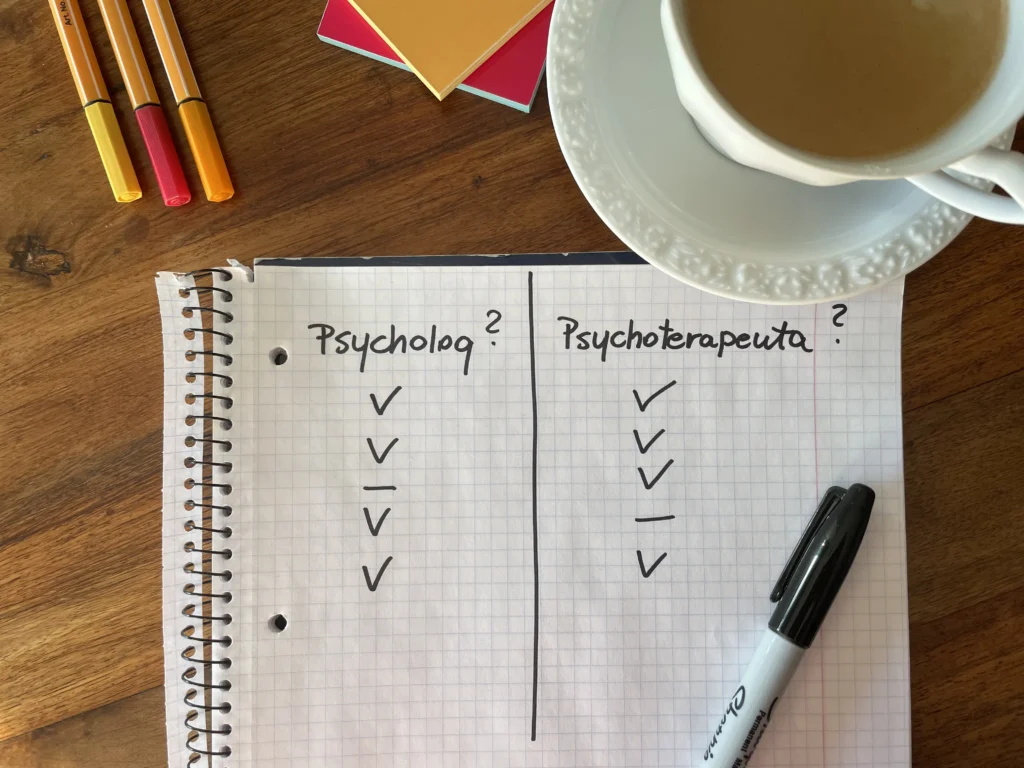 Psycholog czy psychoterapeuta - analiza kompetencji i zakresu wsparcia